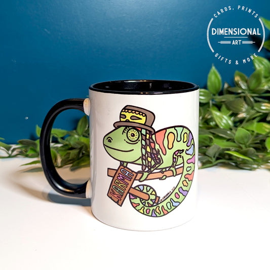 Karma chameleon Mug