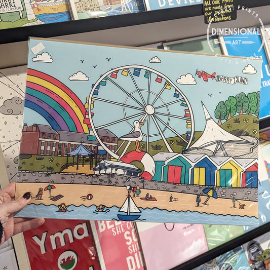 Barry Island A3 Print