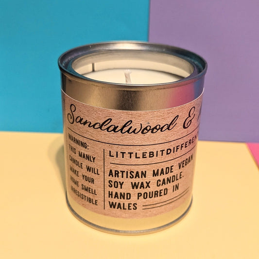 Sandalwood and Musk Candle