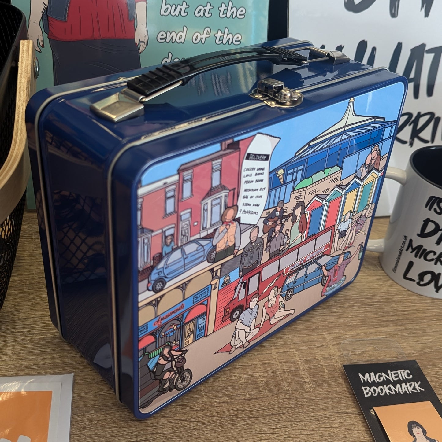 Gavin and Stacey Metal Lunch Box - Illustration by Natalie