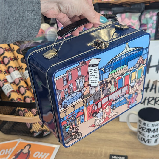 Gavin and Stacey Metal Lunch Box - Illustration by Natalie