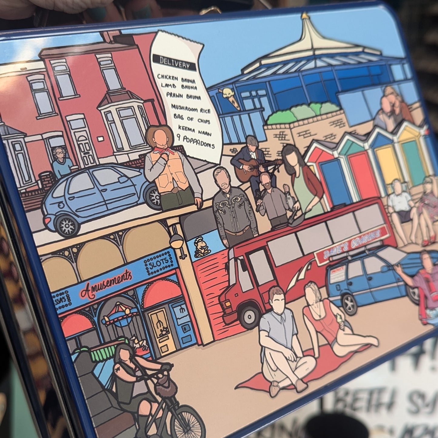 Gavin and Stacey Metal Lunch Box - Illustration by Natalie