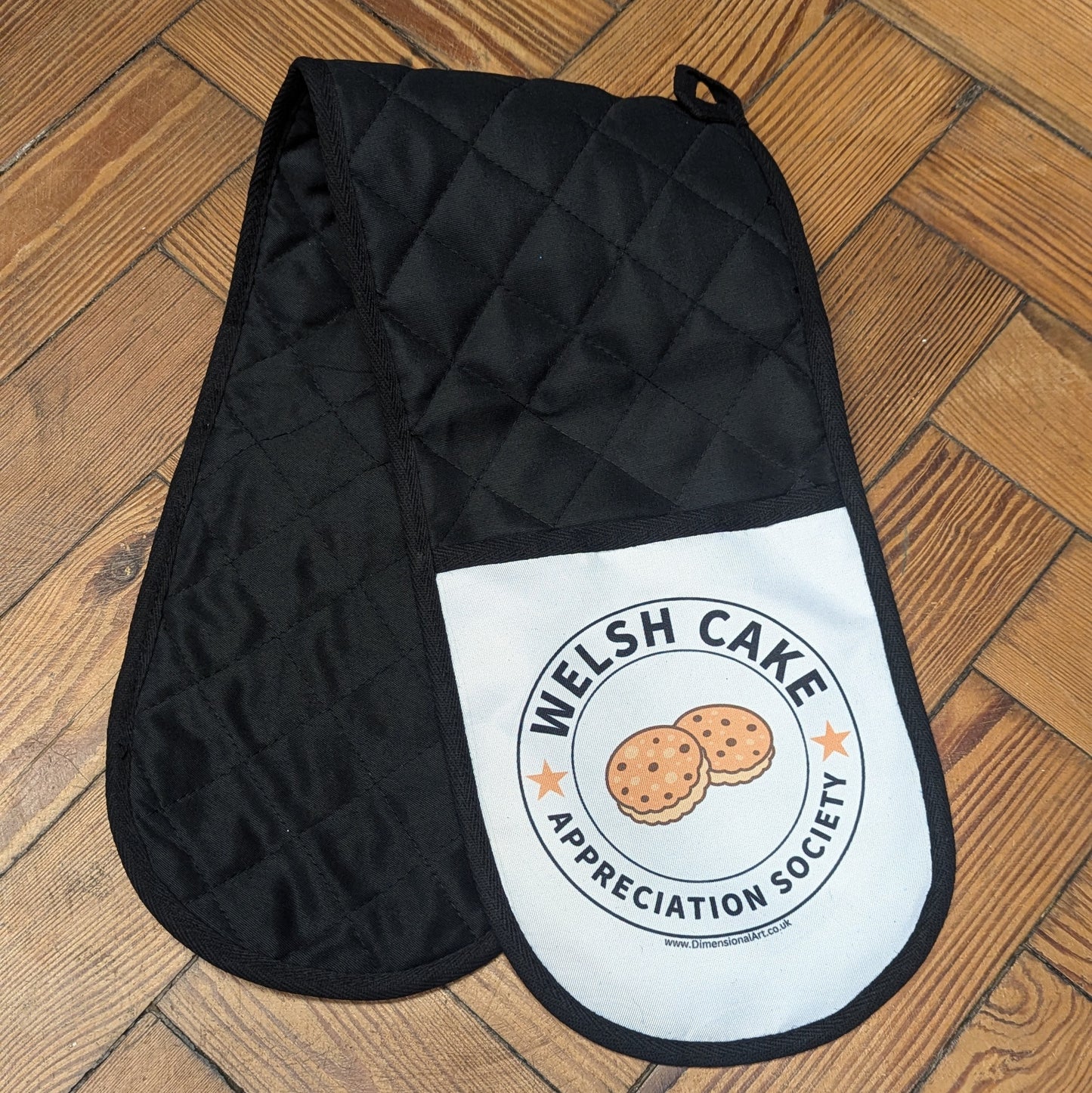 Welsh Cake Appreciation Society Polyester Double Oven Mitts