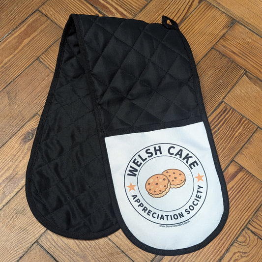 Welsh Cake Appreciation Society Polyester Double Oven Mitts