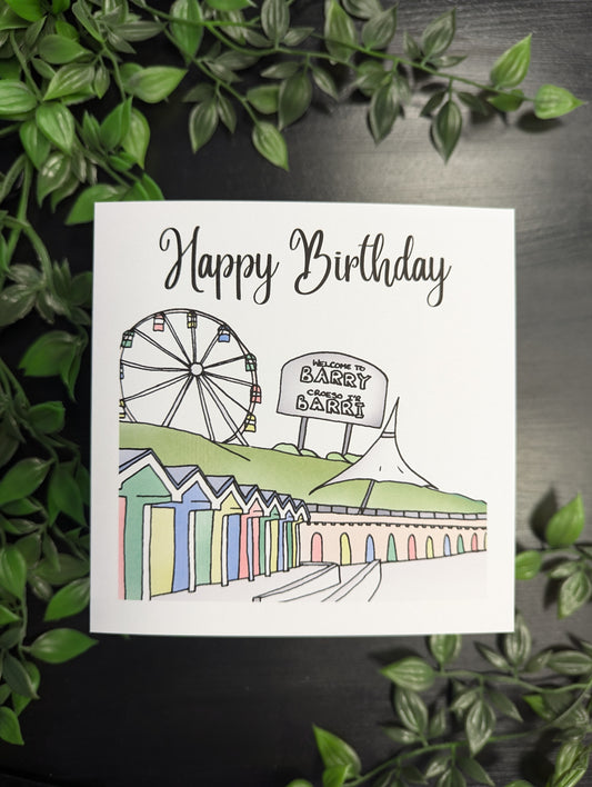 Barry Island Birthday Card