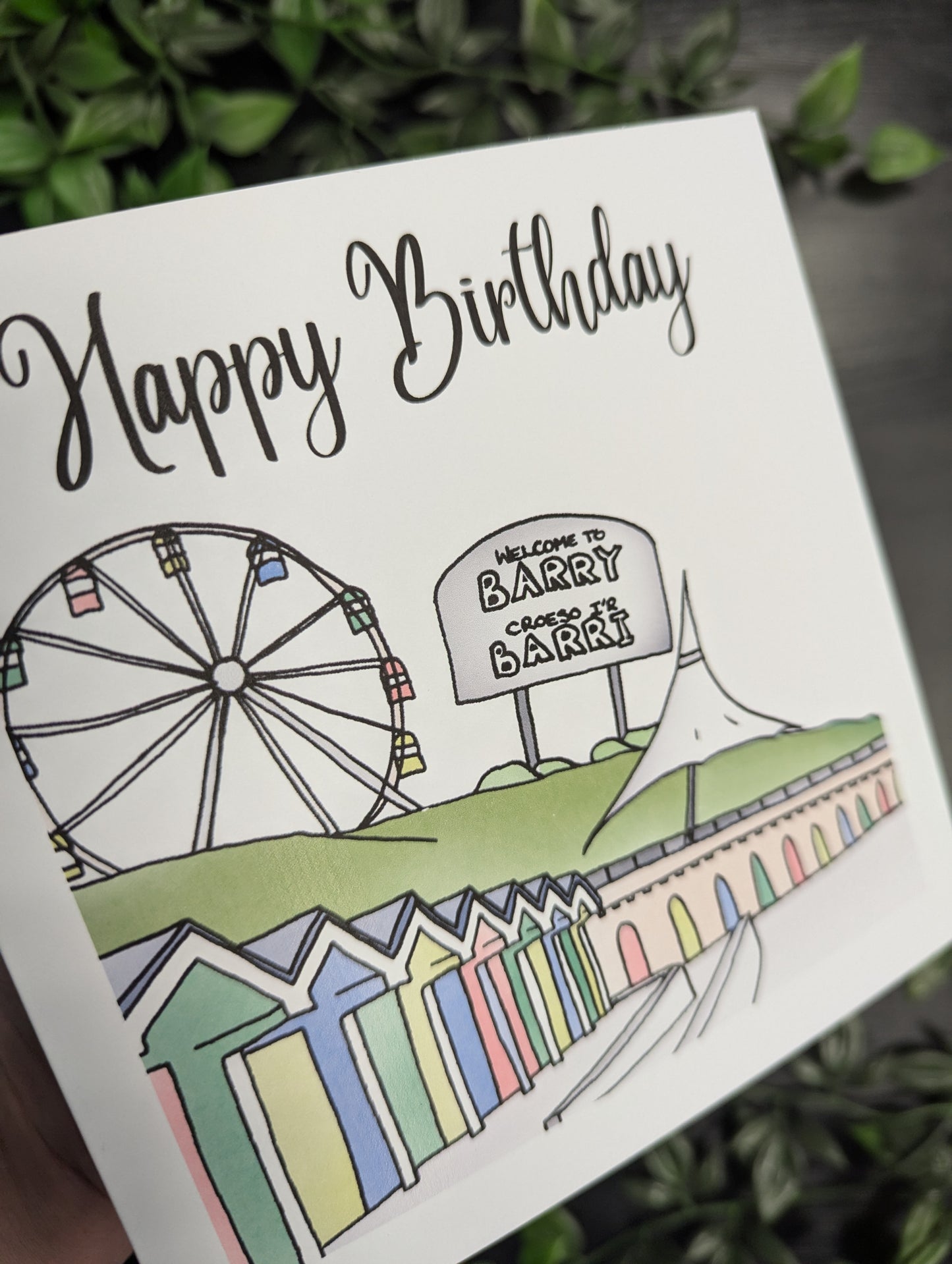 Barry Island Birthday Card
