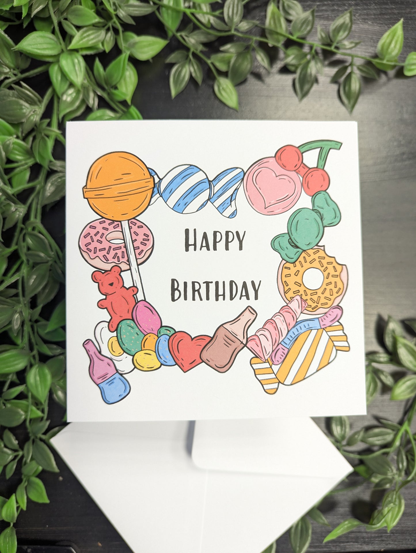 Sweets candy Birthday Card