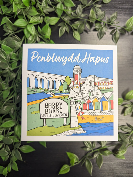Barry Penblwydd Hapus Card