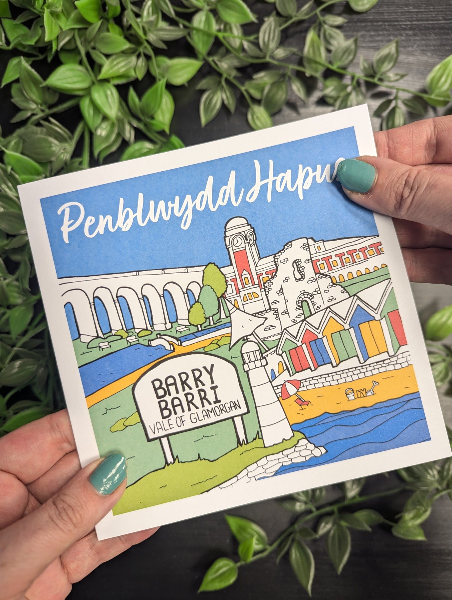 Barry Penblwydd Hapus Card