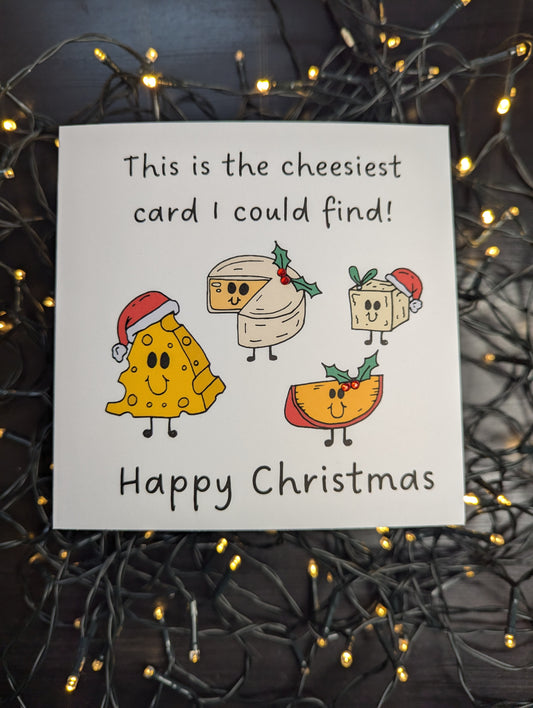 Cheesiest Christmas Card - Cheese card