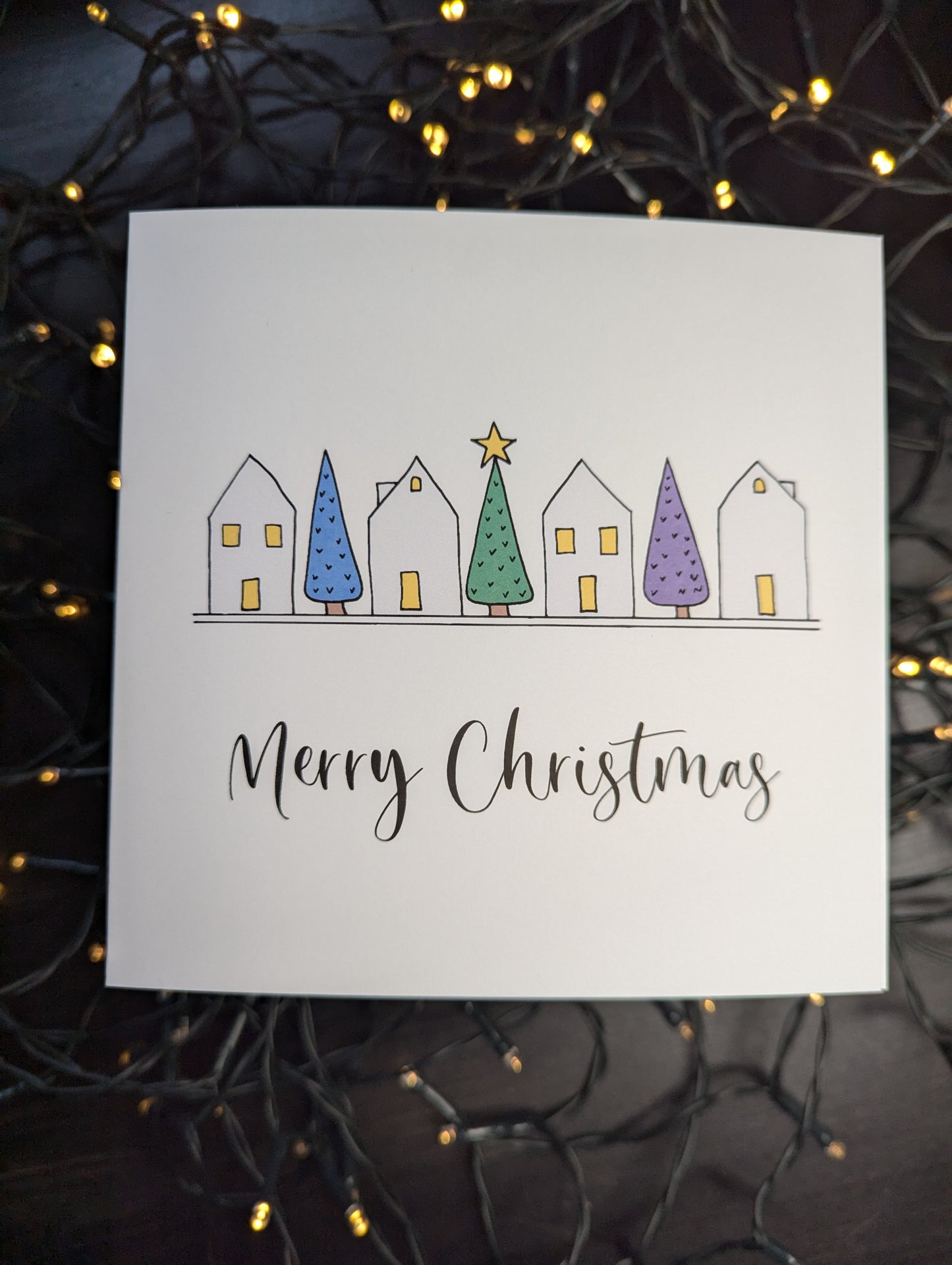 Christmas Street Merry Christmas Card