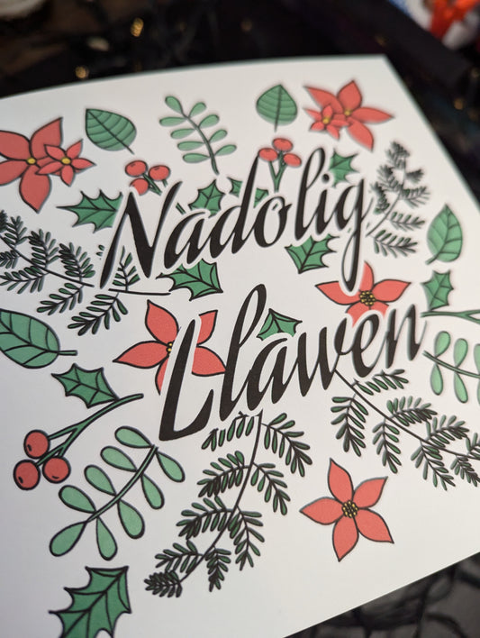 Nadolig Llawen Christmas Card