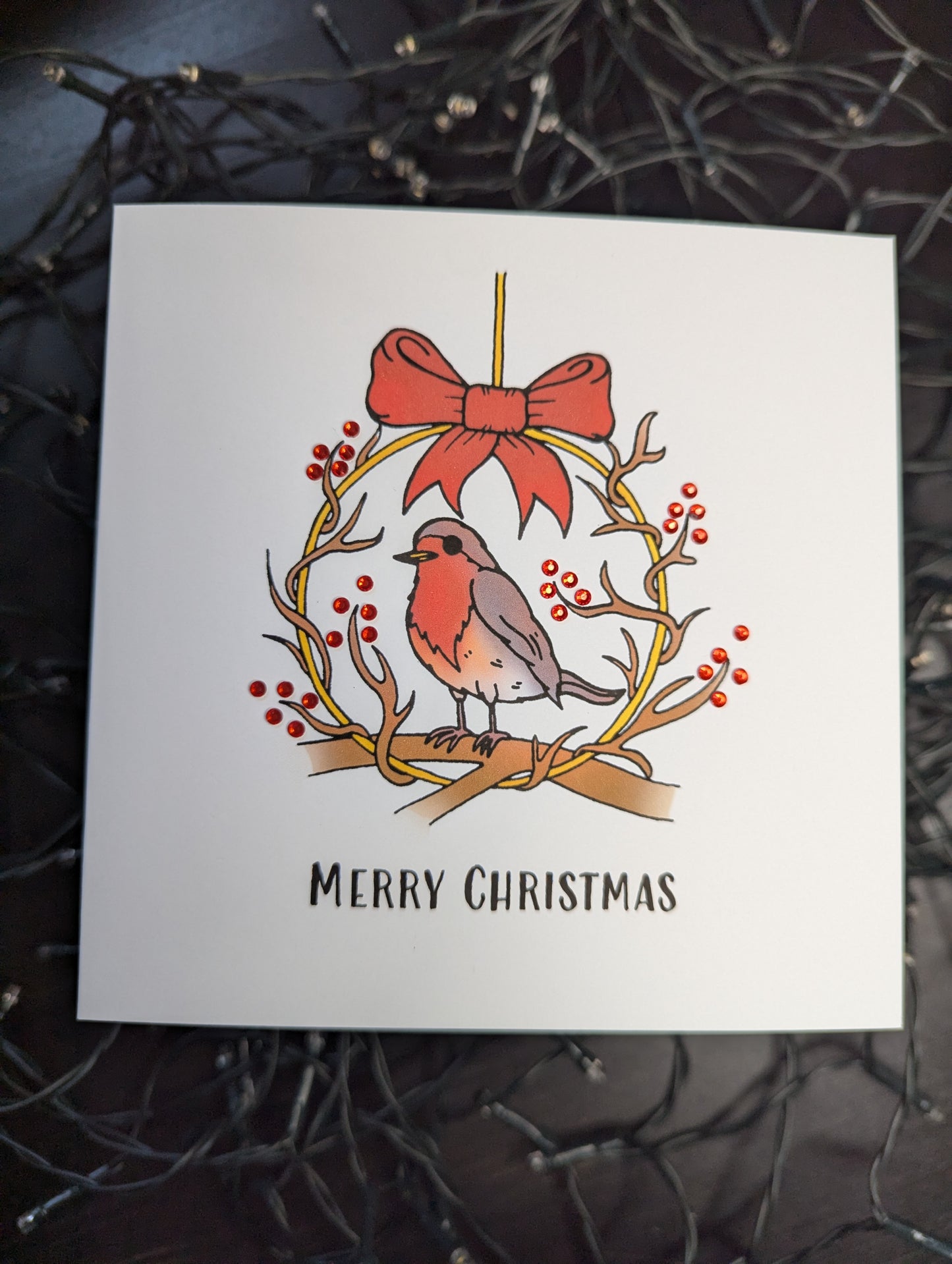 Robin red- Merry Christmas Card