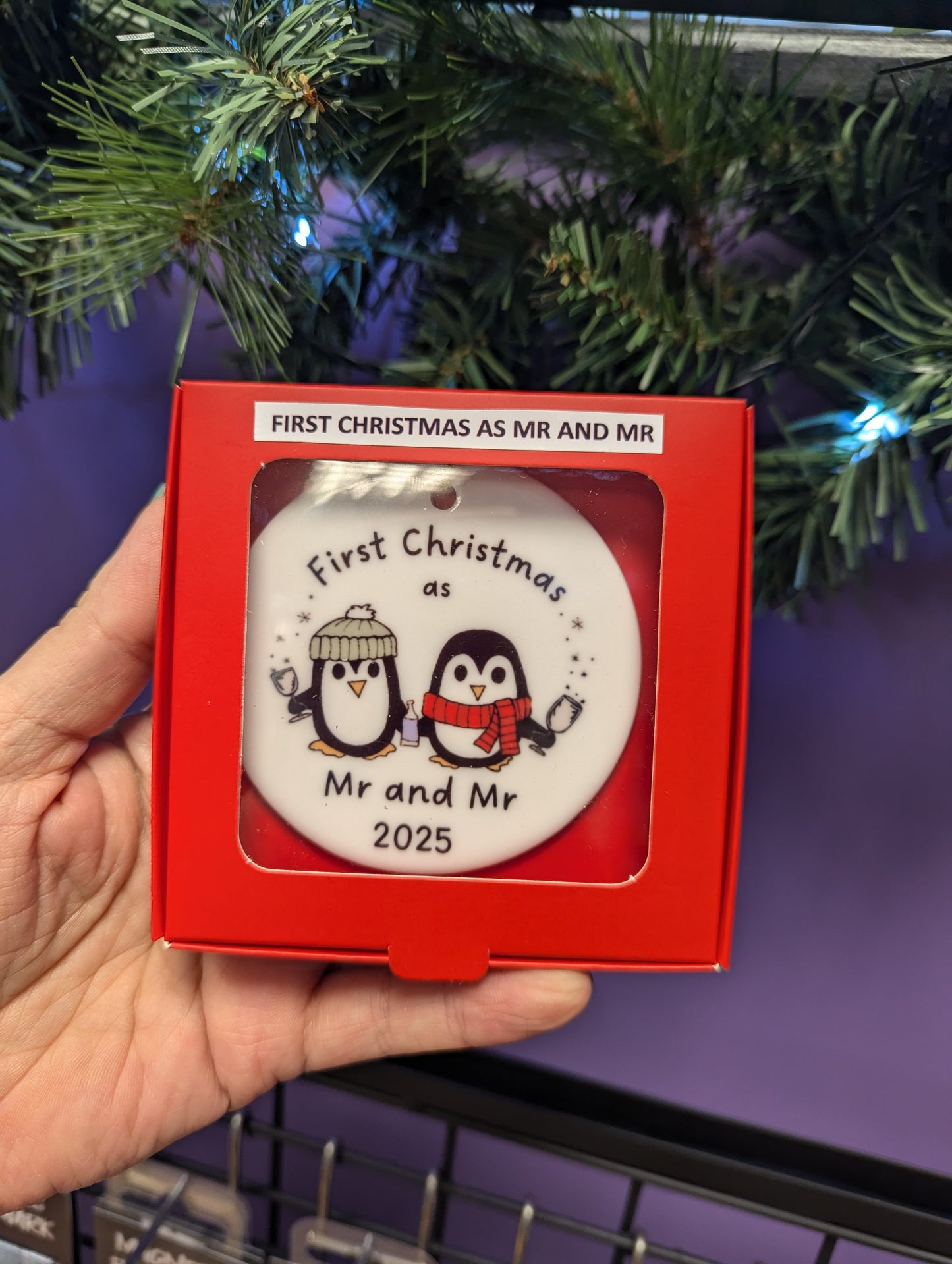 First Christmas as Mr and Mr 2025  - Christmas decorations