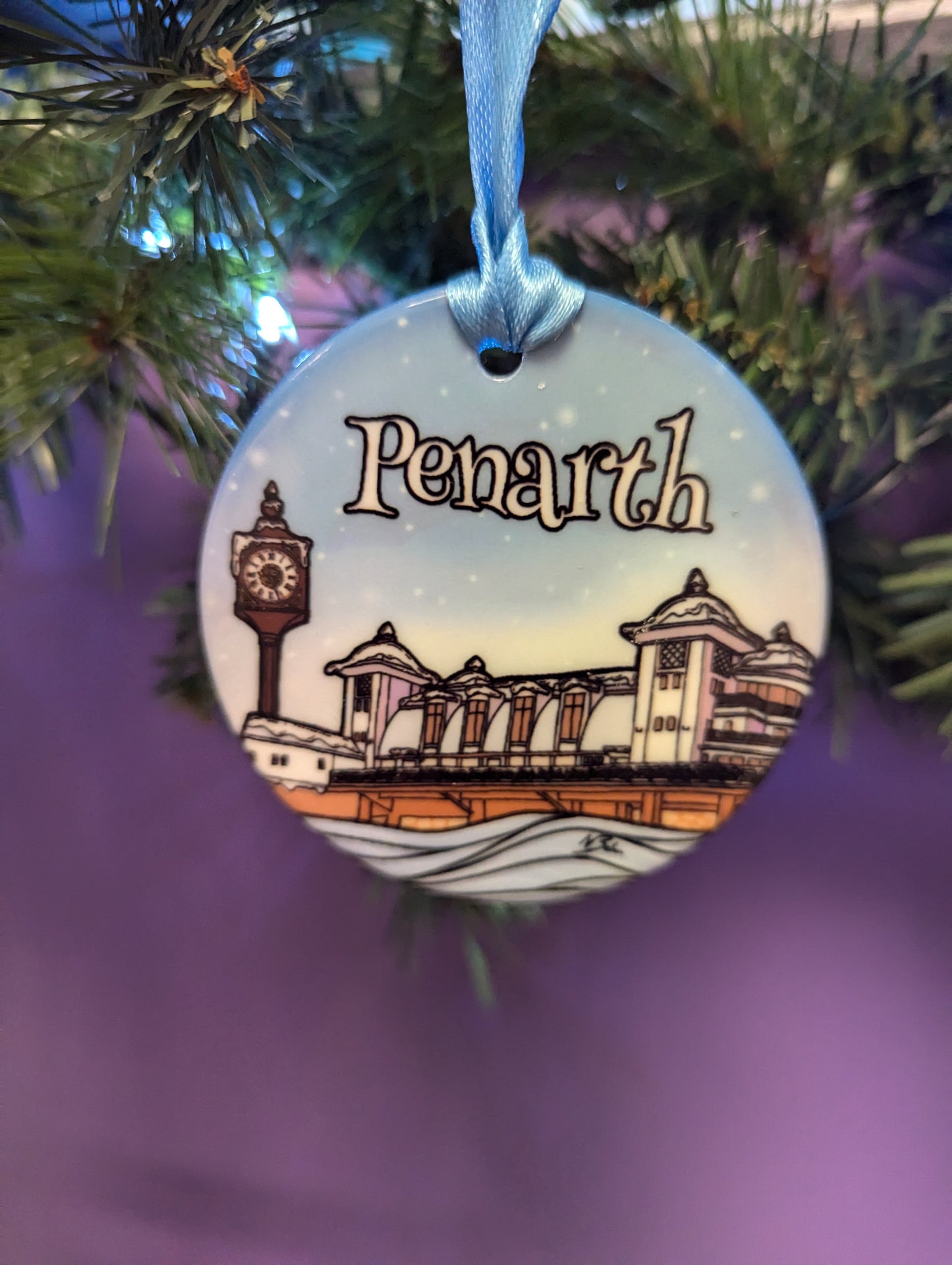 PENARTH - Christmas decorations