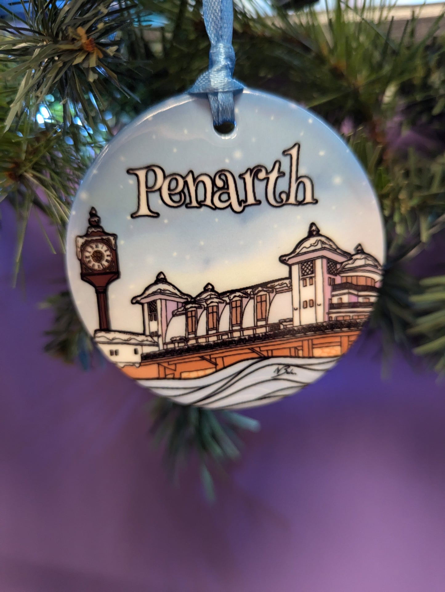 PENARTH - Christmas decorations