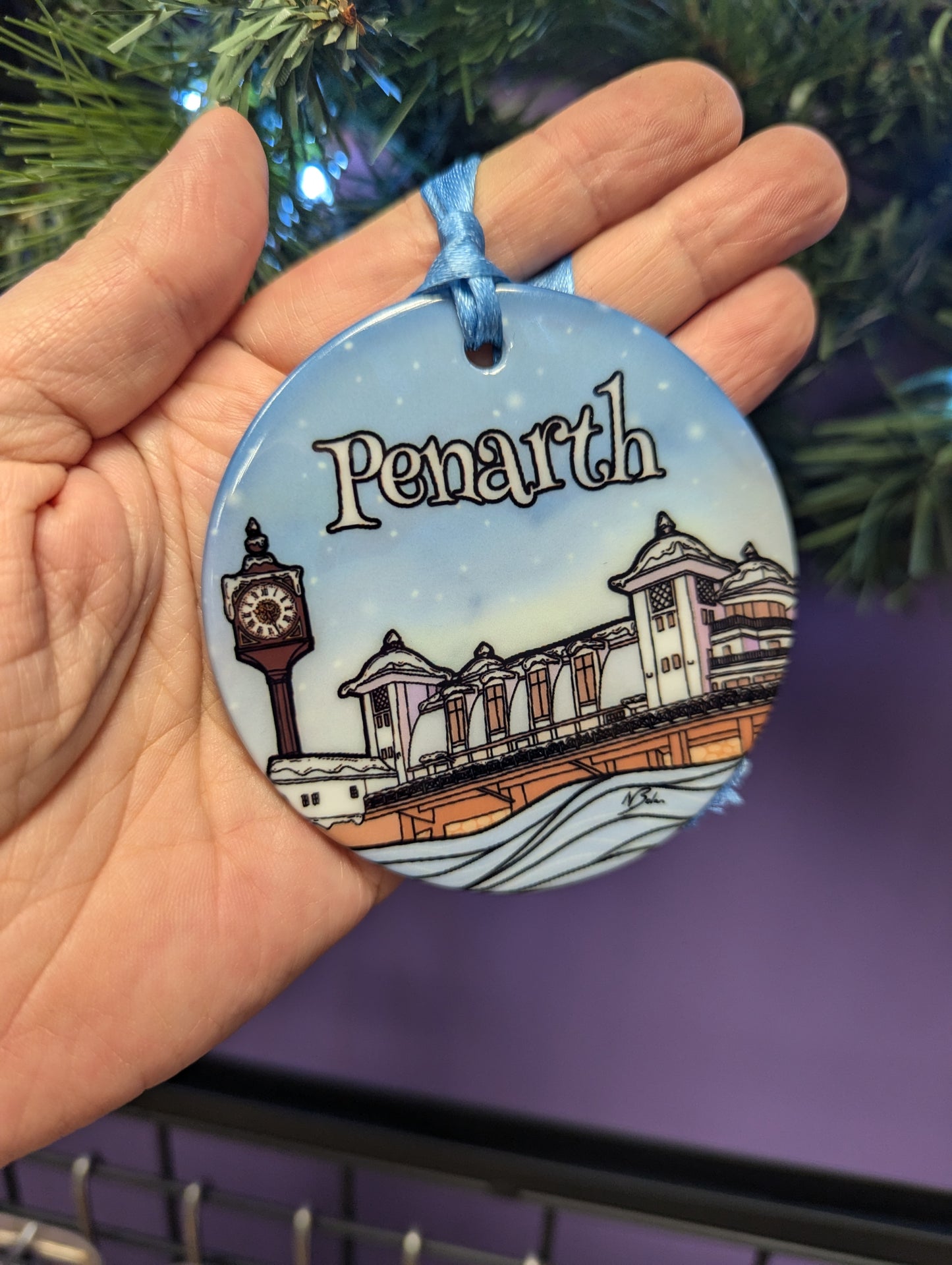 PENARTH - Christmas decorations