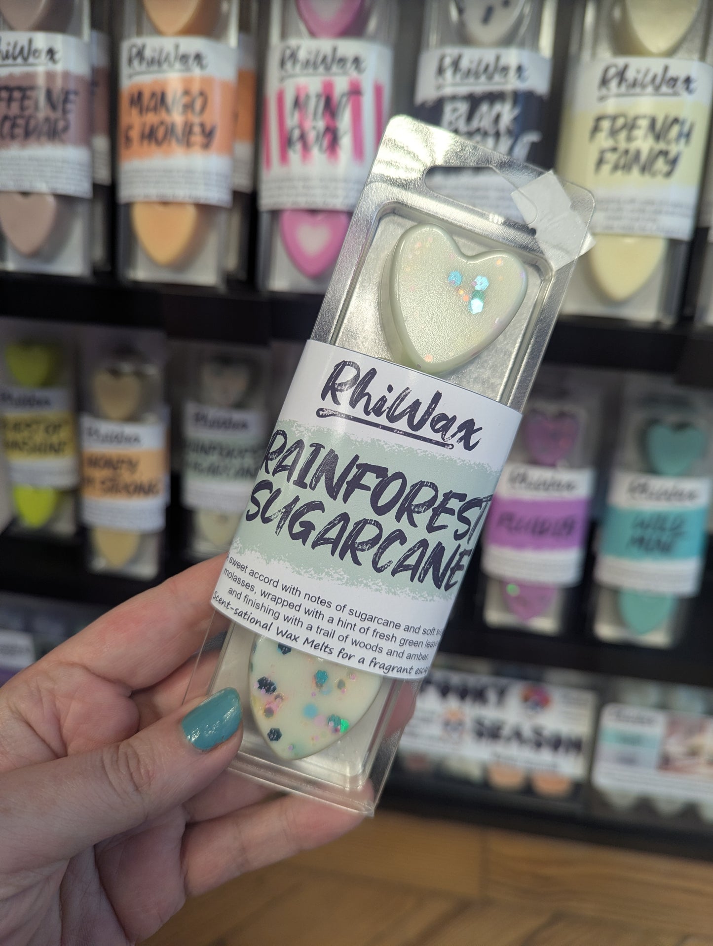 Rainforest Sugarcane Wax Melts - Sweet, Greenery