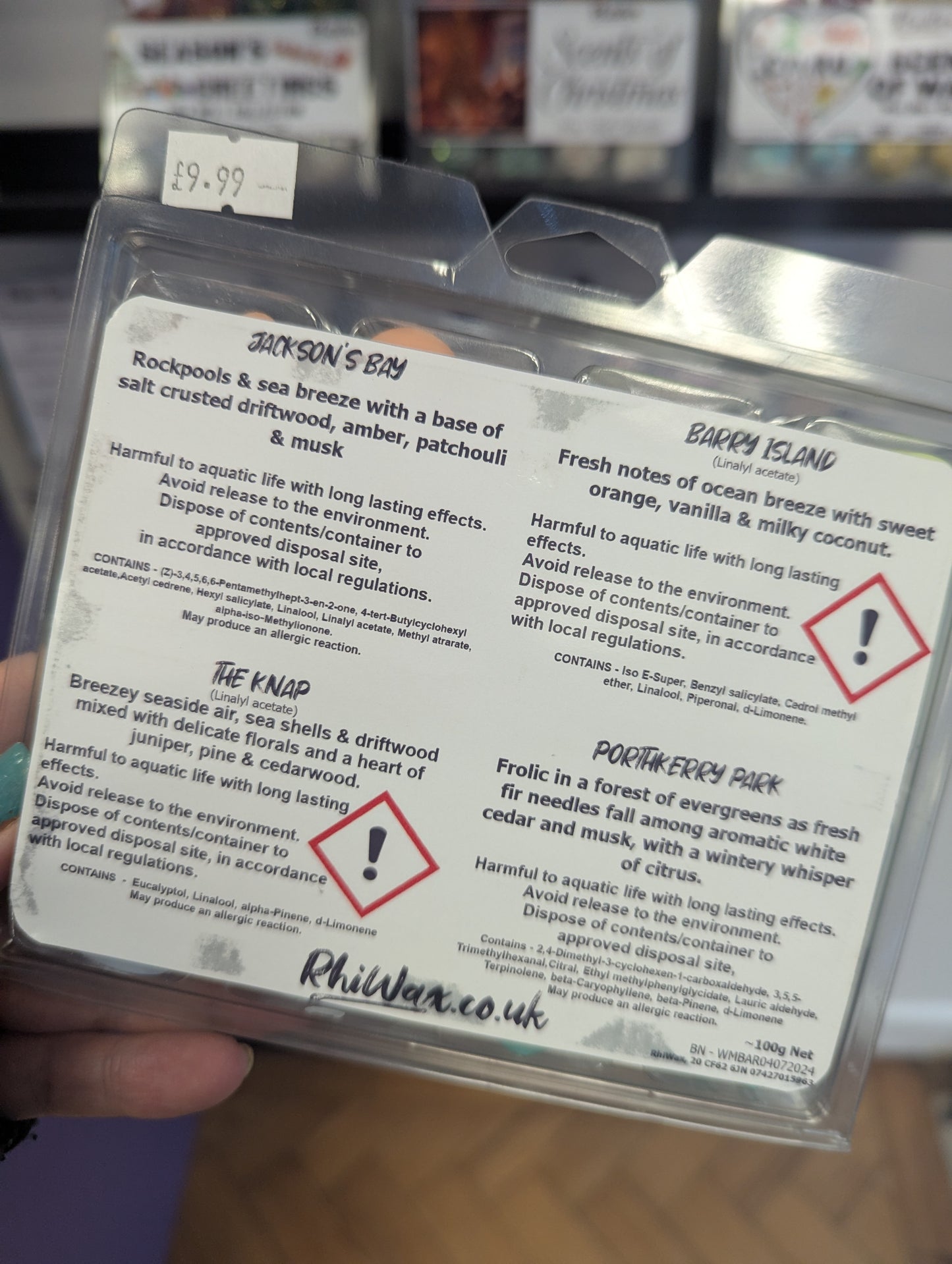 Scents of Barry -Wax Melts Collection