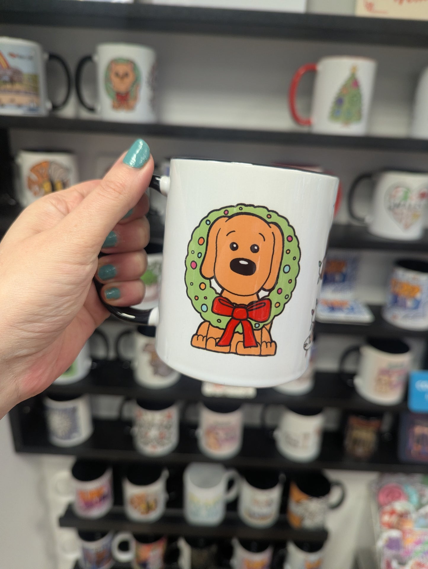 Christmas Dogs Mug