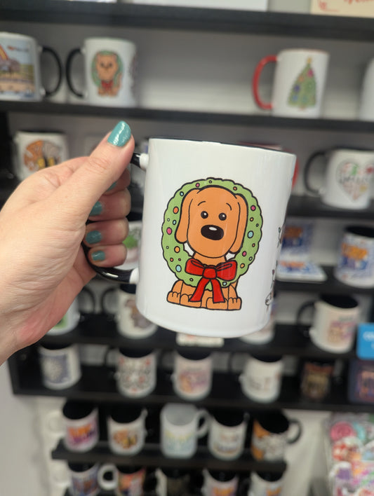 Christmas Dogs Mug