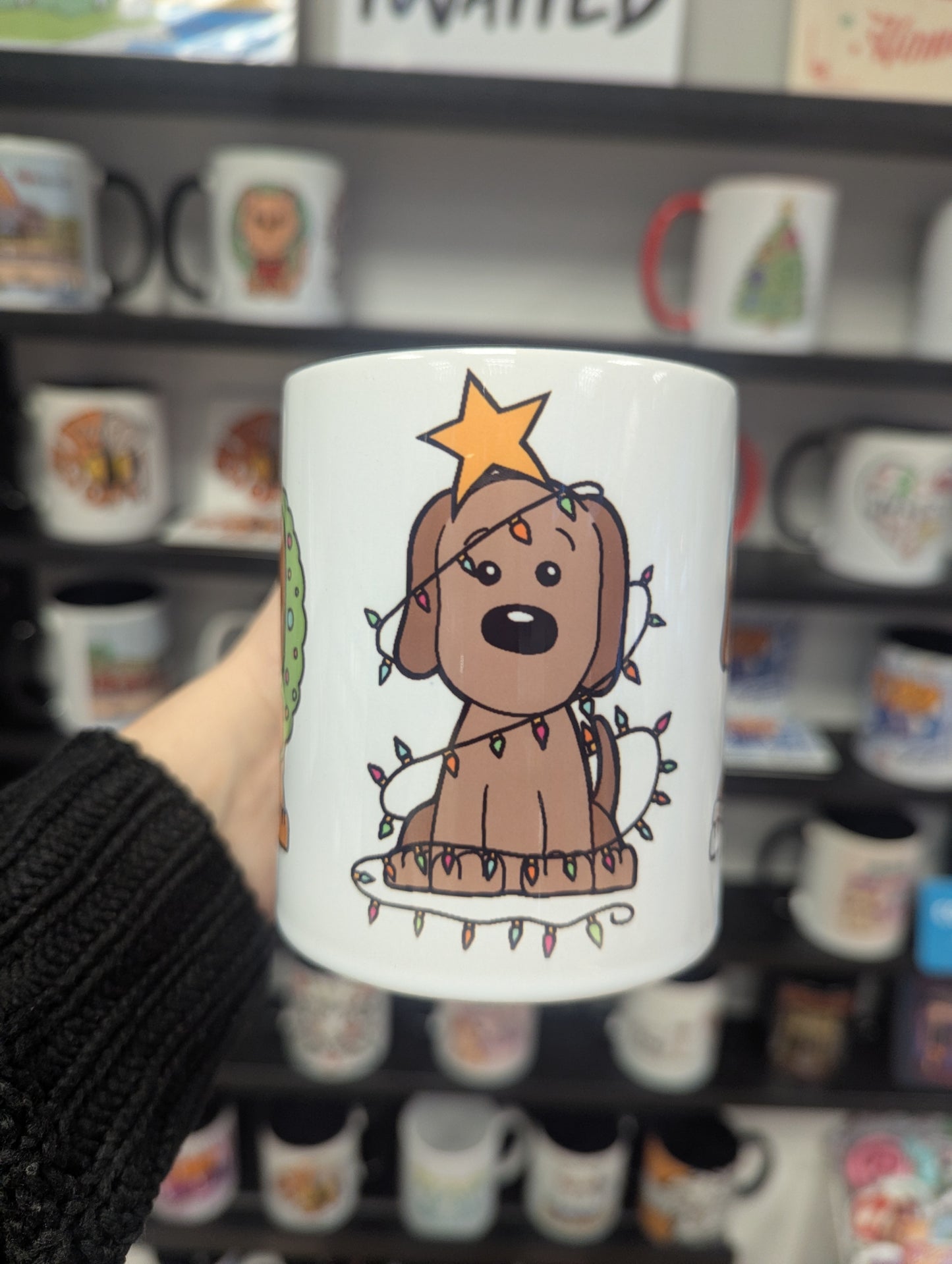 Christmas Dogs Mug