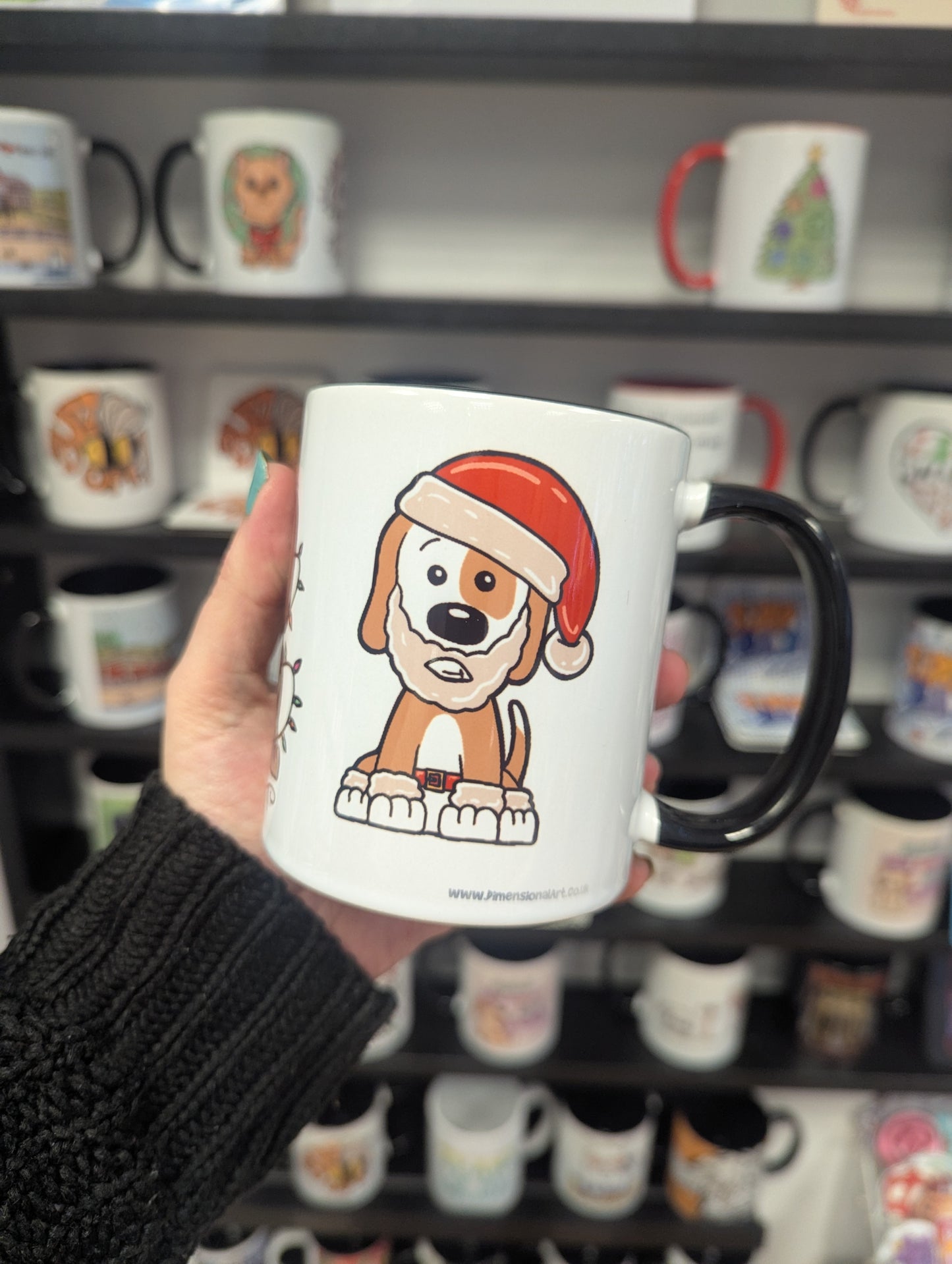 Christmas Dogs Mug
