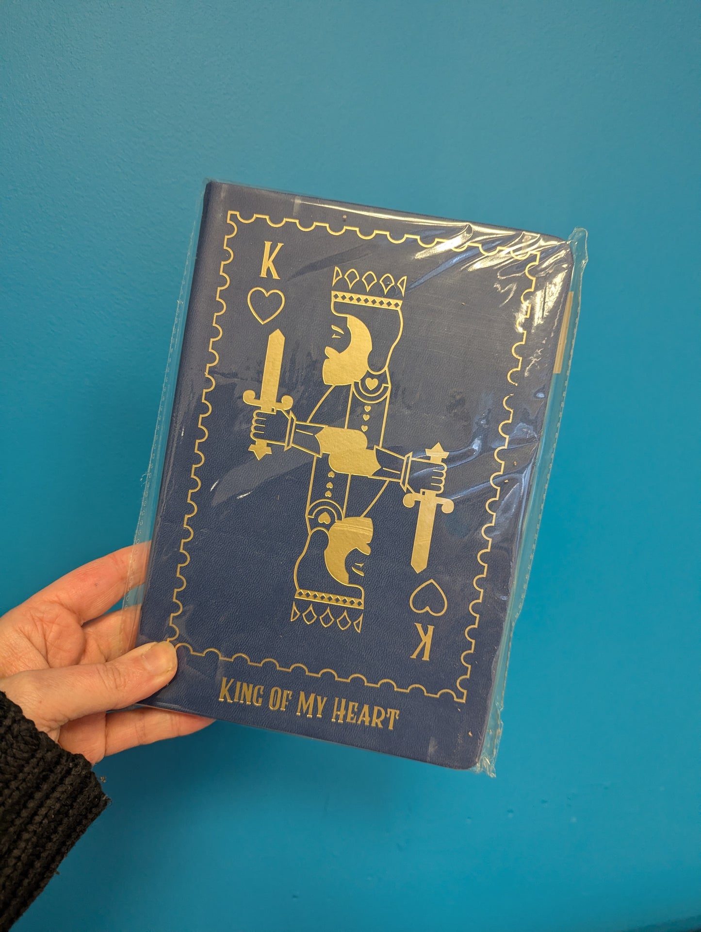 King of My Heart Playing Card A5 Notebook