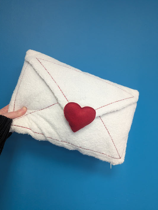 Love Letter Boucle Valentine's Day Cushion