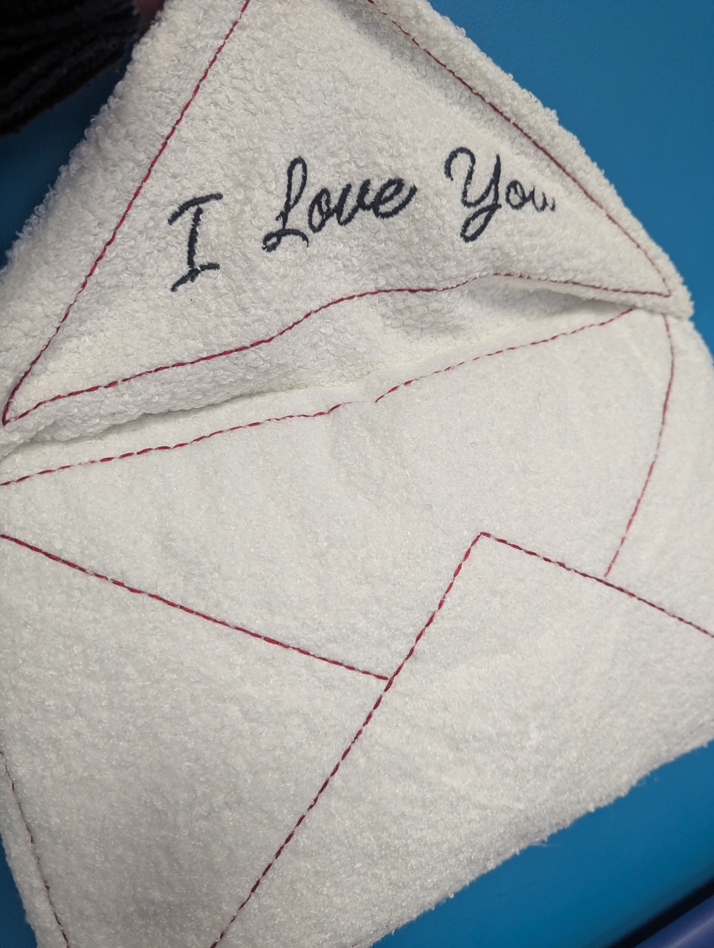 Love Letter Boucle Valentine's Day Cushion