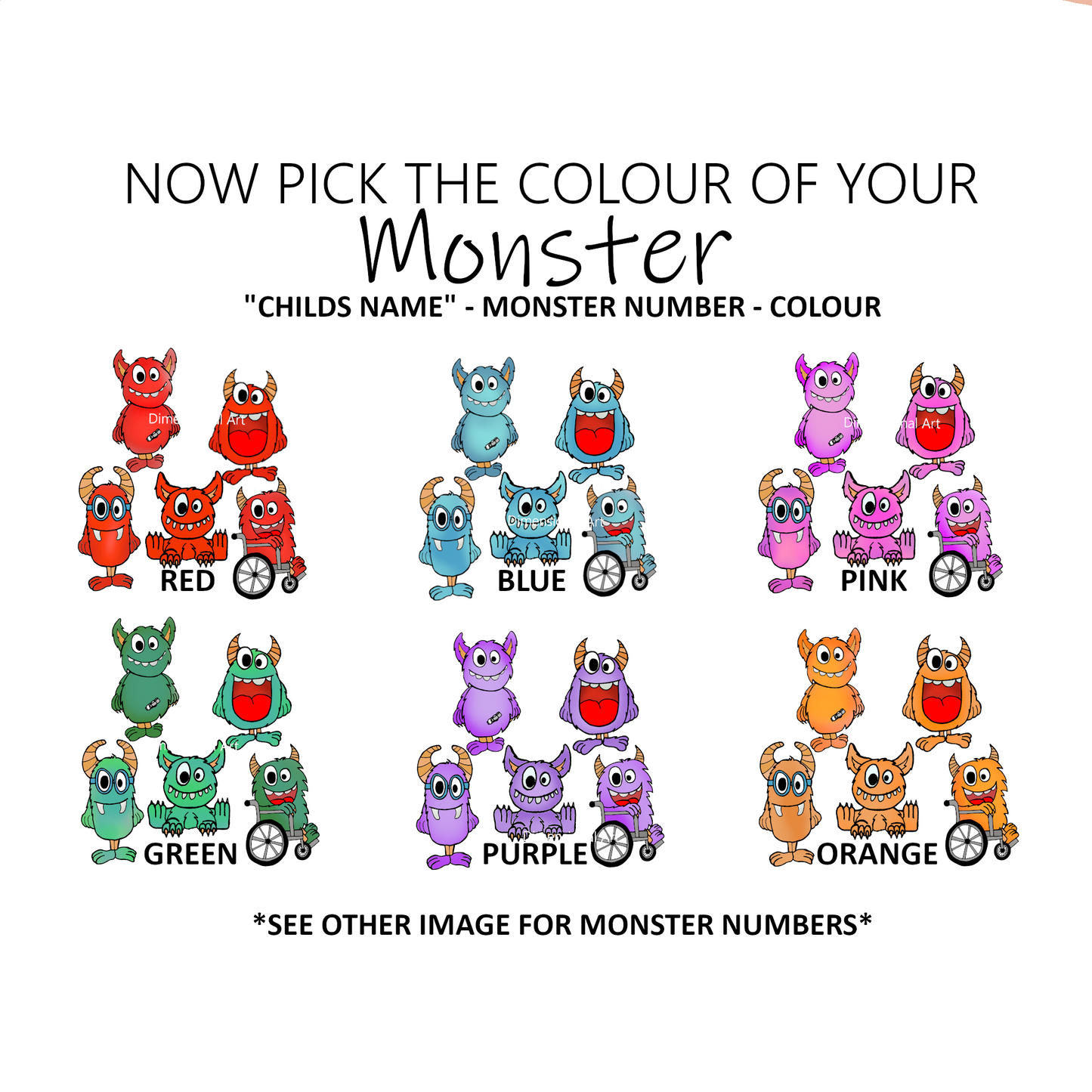 PERSONALISED Dad From the Little Monsters Birthday Card