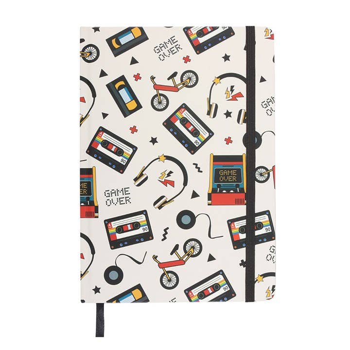 Retro 80s Print A5 Notebook