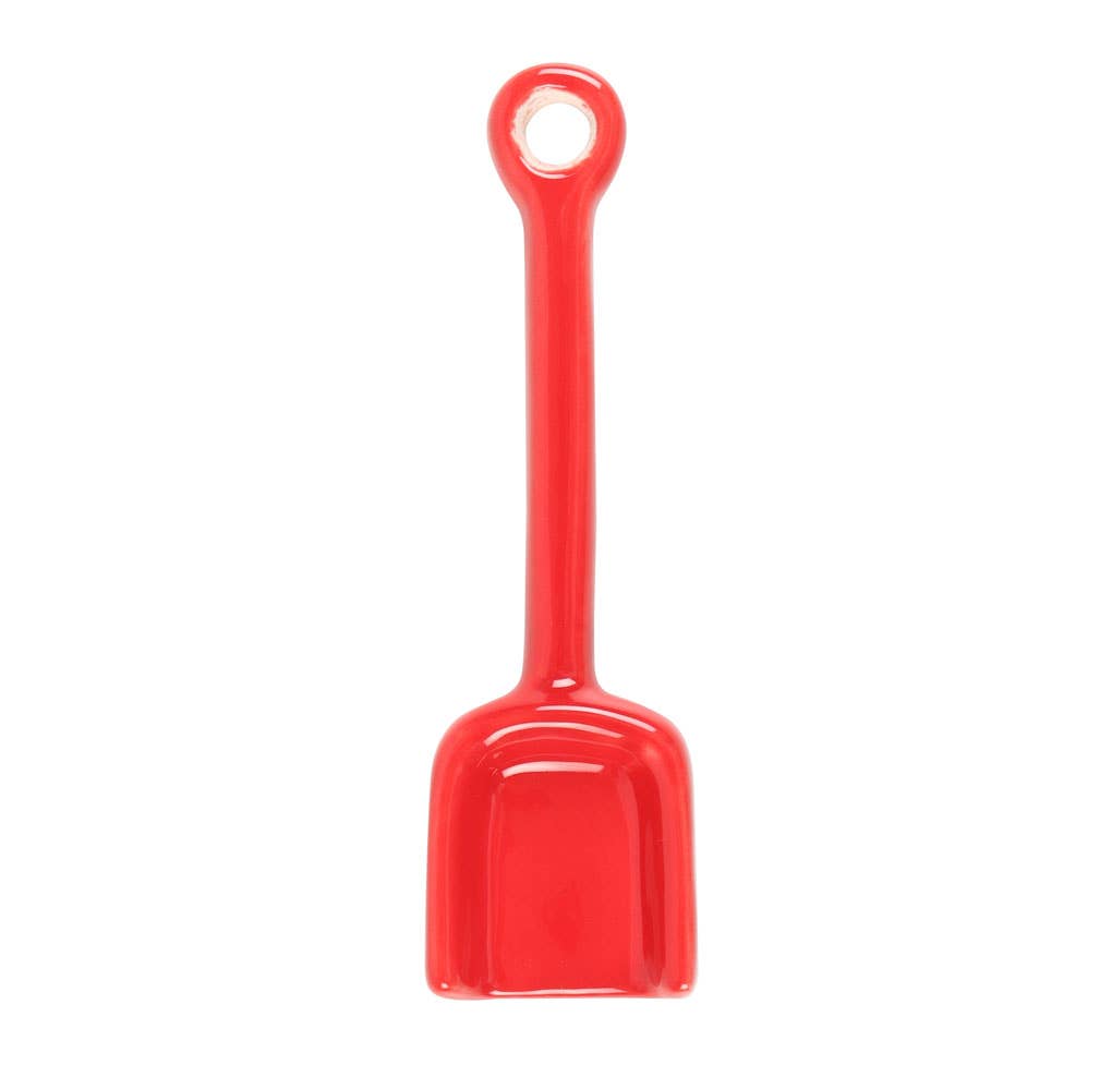 Bucket Shaped Ceramic Mug with Spade Spoon
