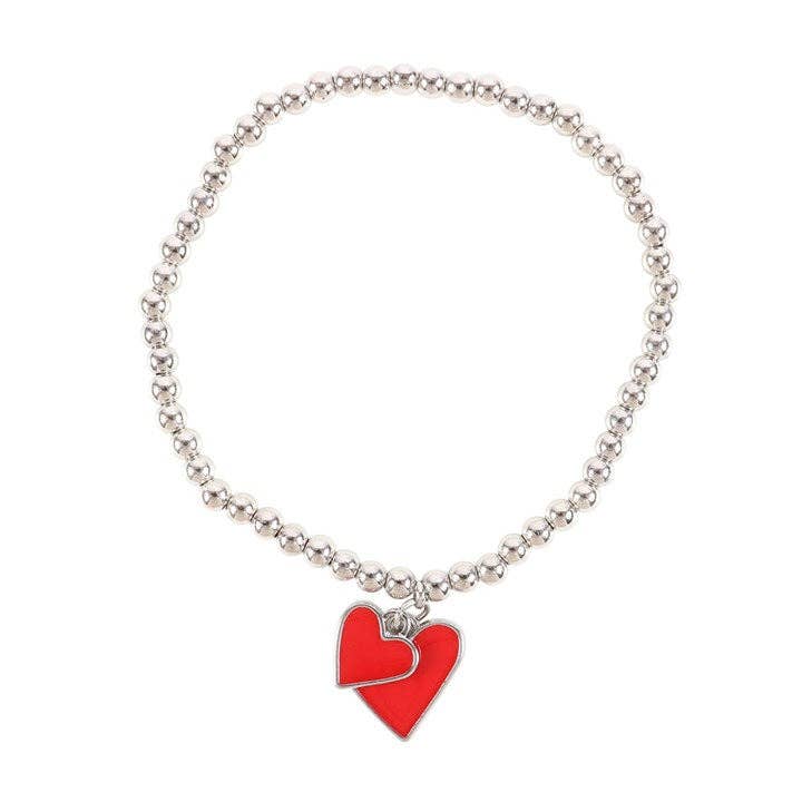 All You Need Is Love Heart Charm Bracelet