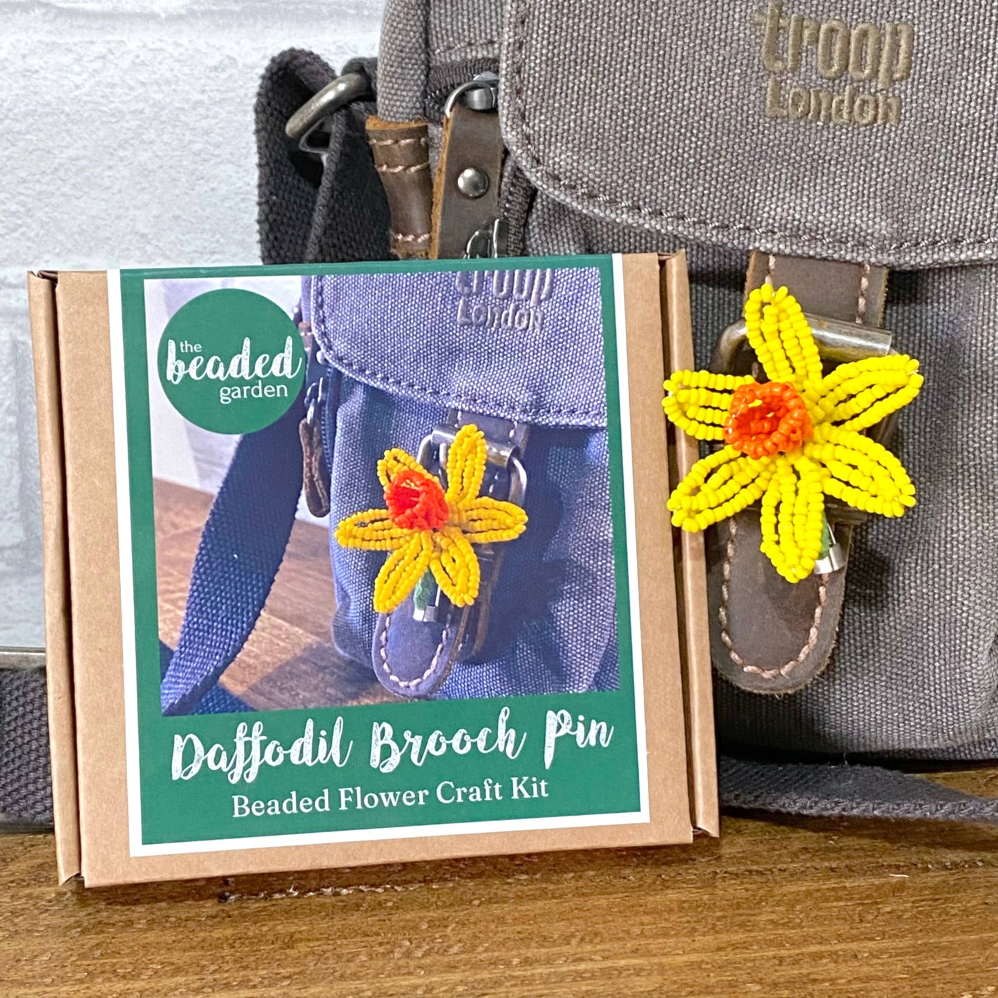 Daffodil Flower Brooch Pin Craft Kit