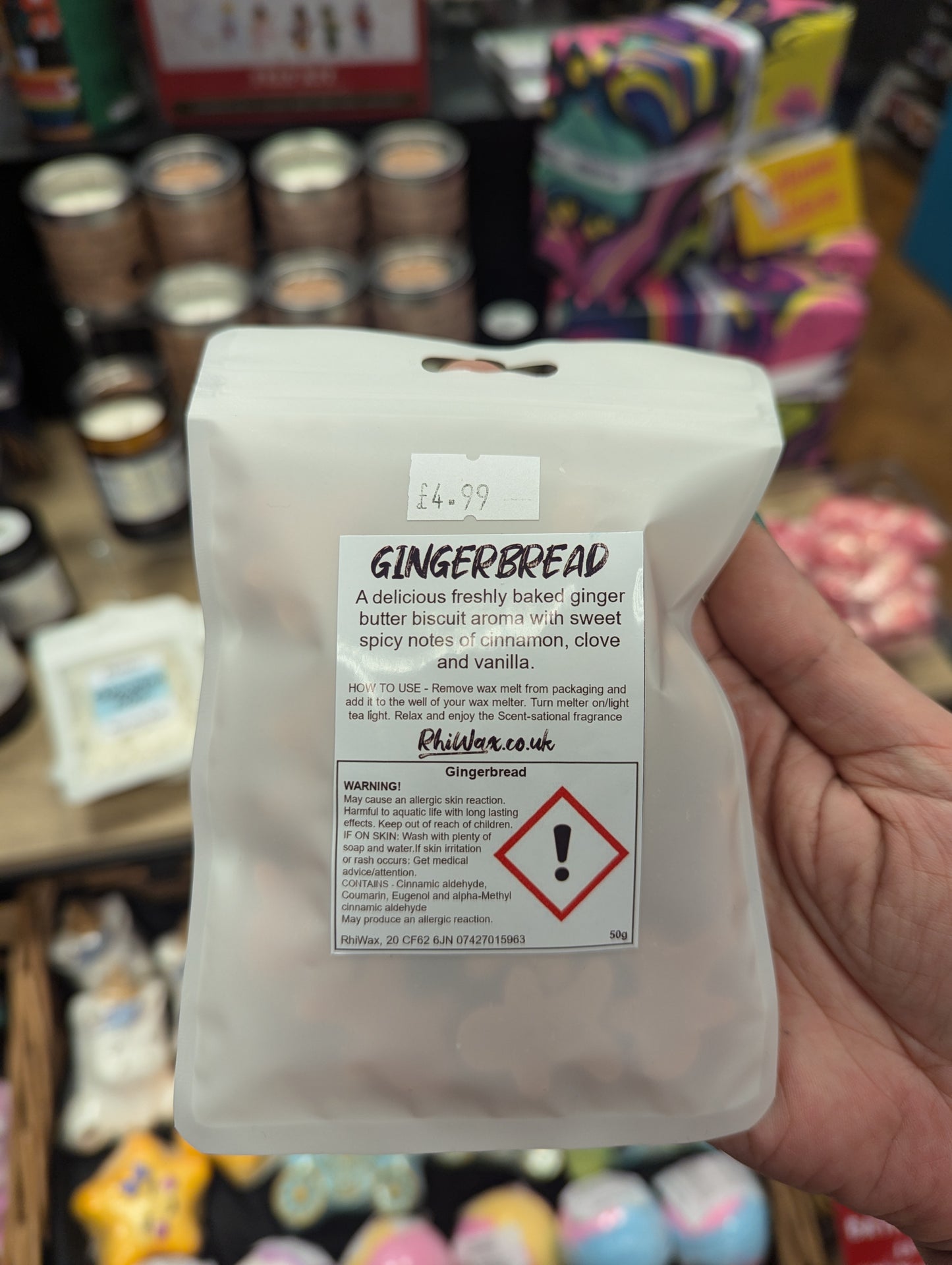 Gingerbread Men Mimi Wax Melts -Christmas Wax Melts