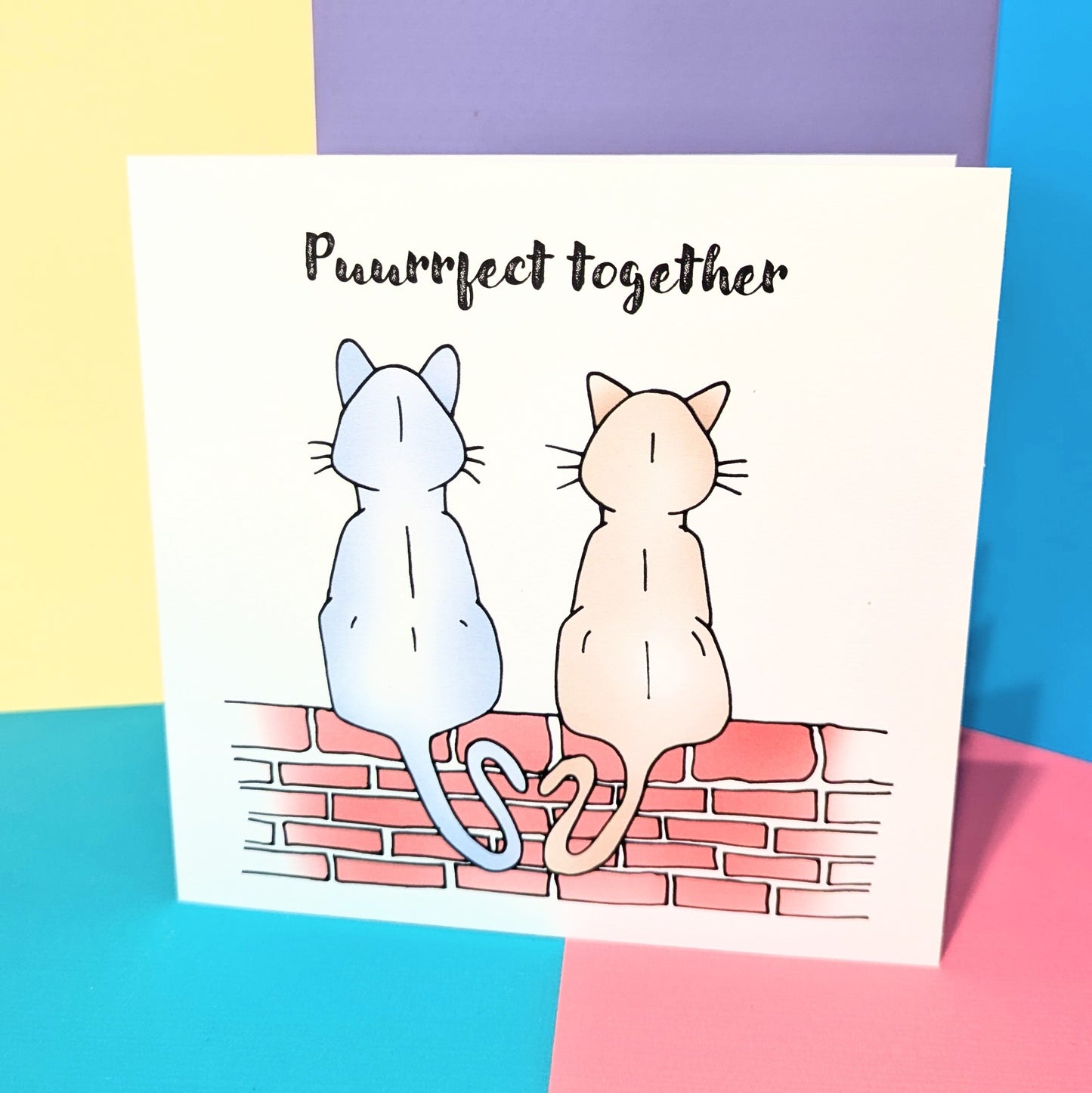perfect couple Card - Cat couple