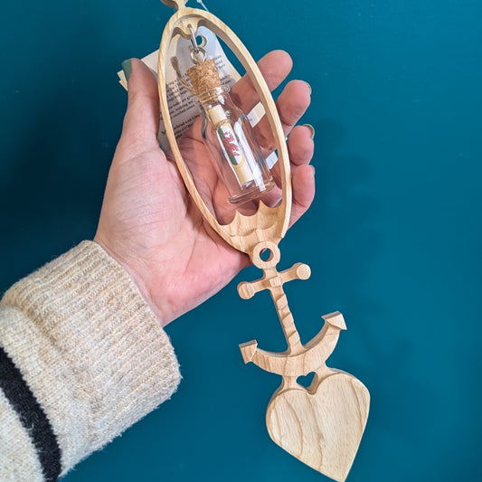 Message in a bottle Lovespoon