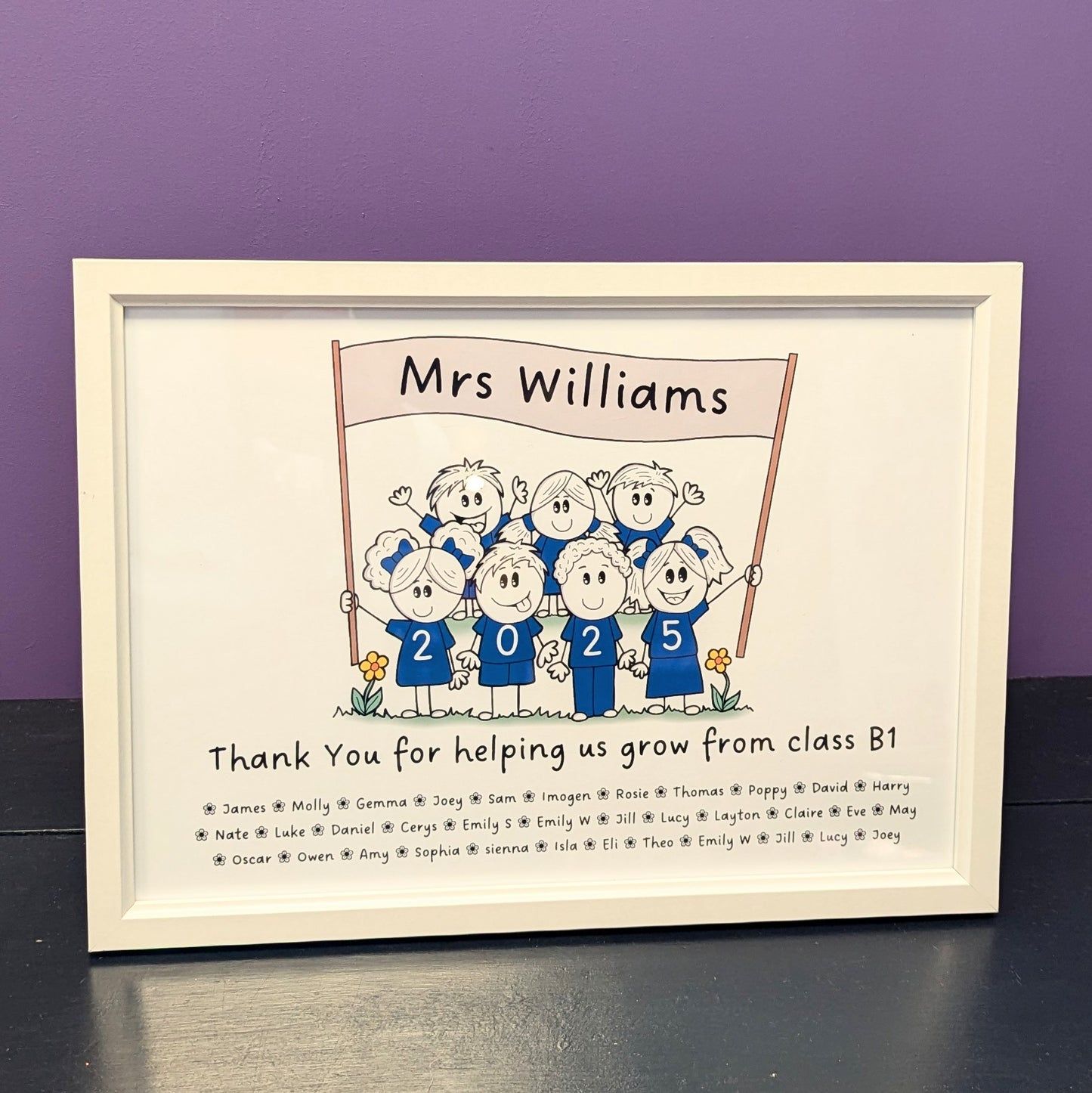 Personalised Teacher Print