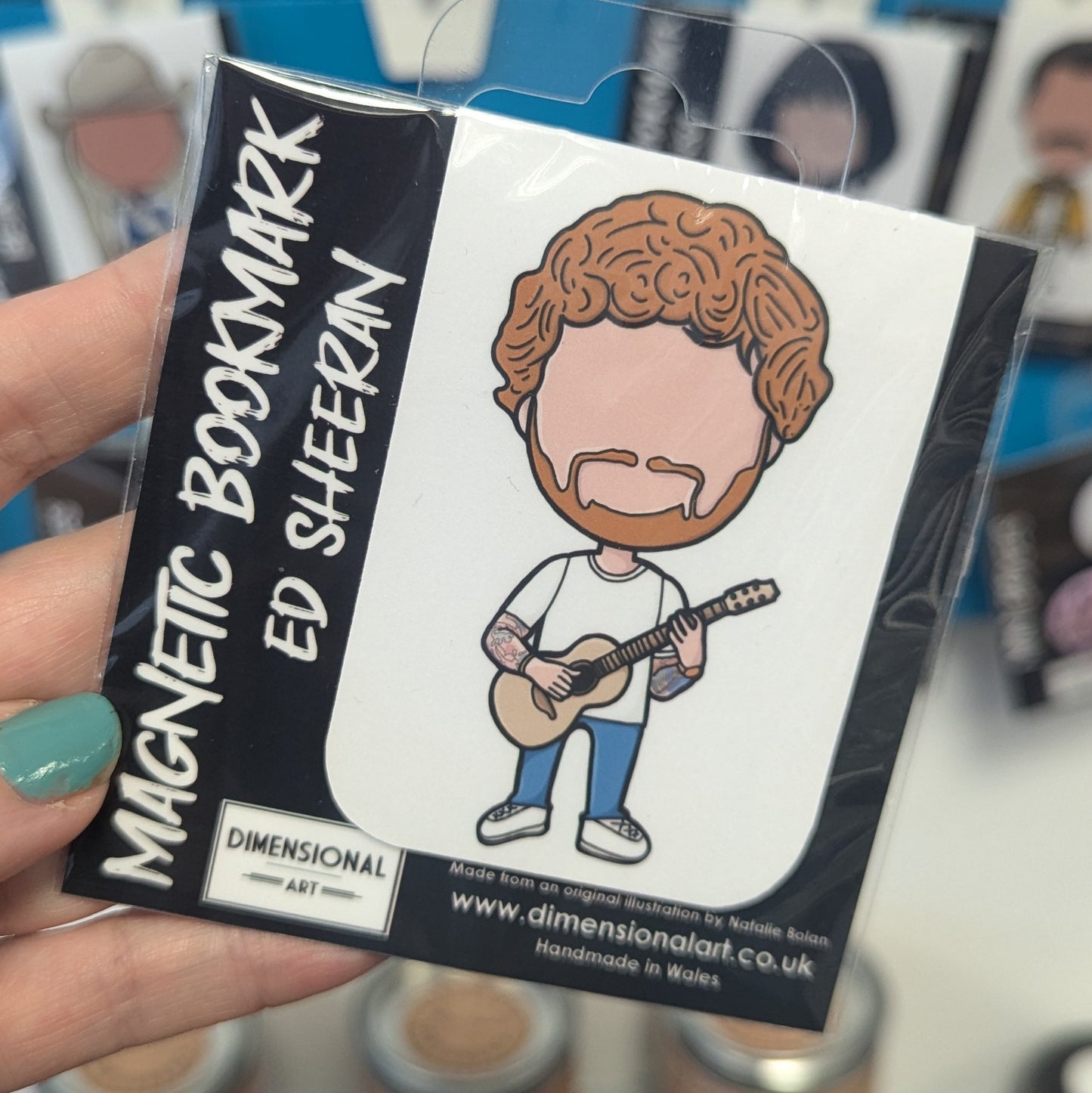 Magnetic Bookmark - Ed Sheeran