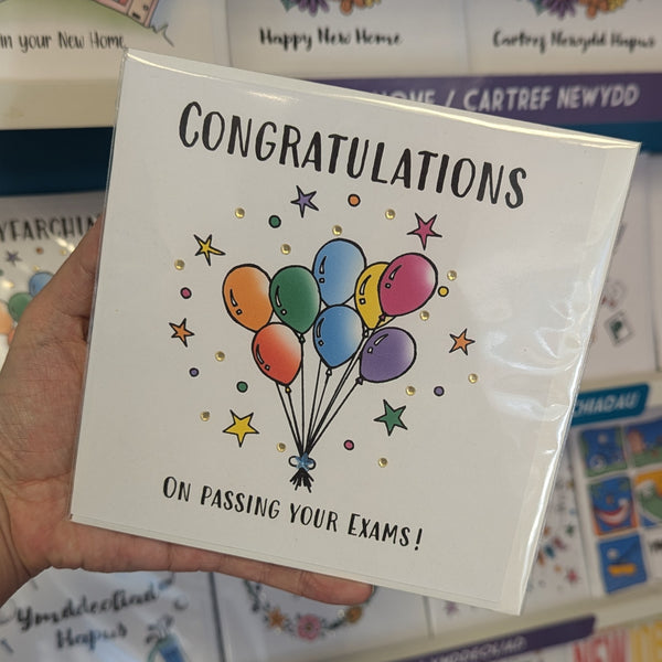 Congratulations on passing your exams Card