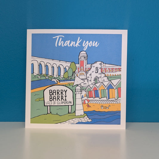 Barry thank you Card