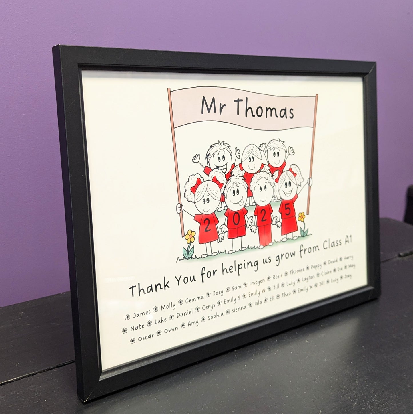 Personalised Teacher Print