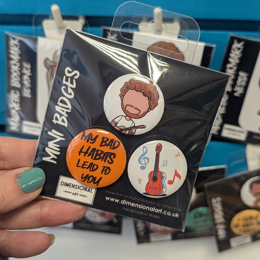 Mini Badge Set -  Ed Sheeran
