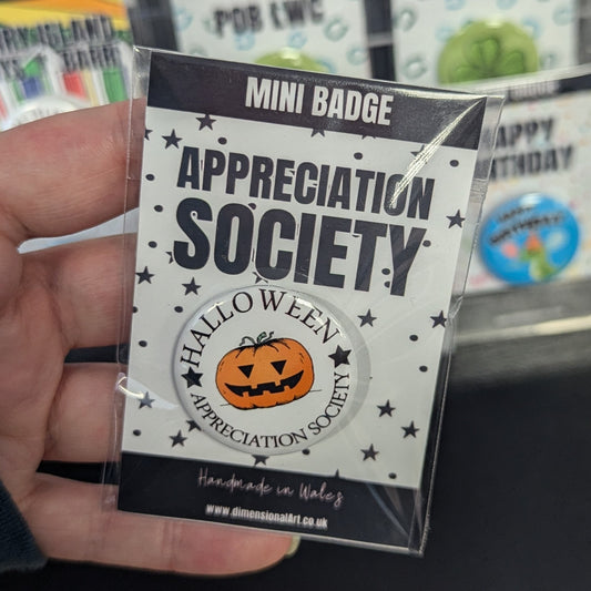 Appreciation Society Mini Badge - Halloween