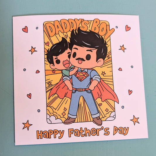 Daddy's BOY- Fathers Day Card