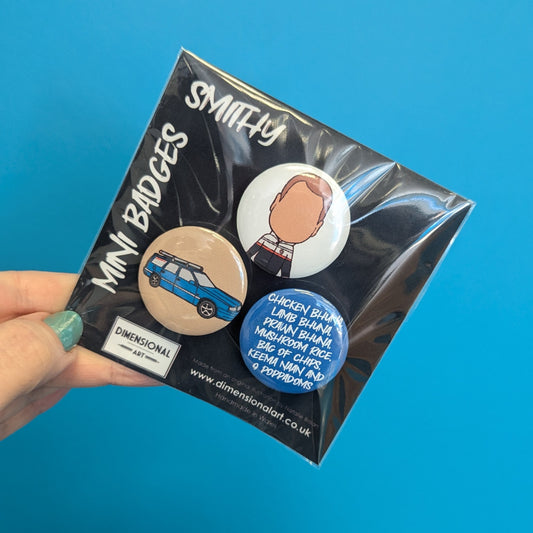 Mini Badge Set - Smithy -  Gavin and Stacey