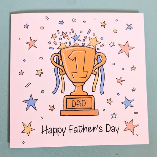 No1 Dad - Fathers Day Card