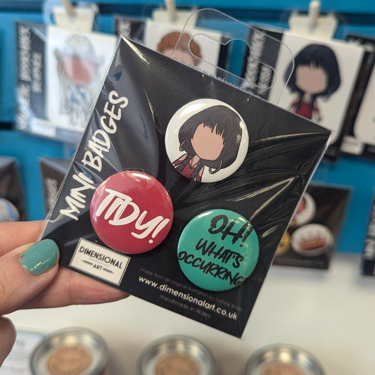 Mini Badge Set -  Nessa -  Gavin and Stacey