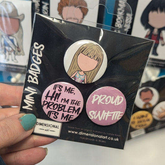 Mini Badge Set -  Taylor Swift